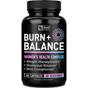 Zeal Naturals Weight Loss Support for Women + Daily Balance Vitmains Premium Diet Support Pills for Women and Hormone Support - Suppviv