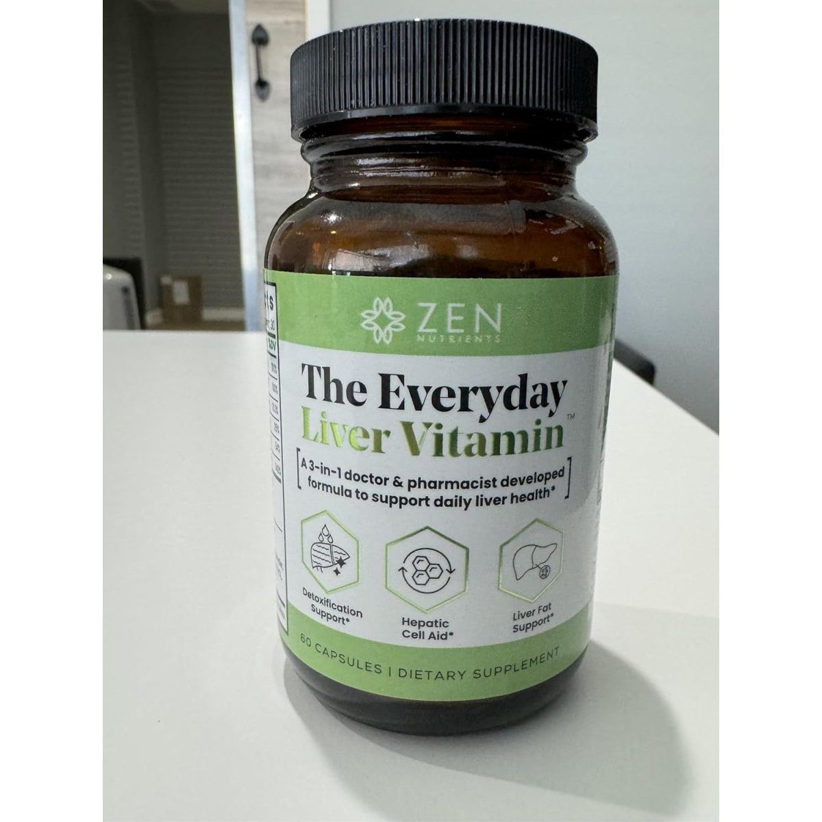 Zen Nutrients the Everyday Liver Vitamin - Liver Cleanse Detox & Repair - Suppviv