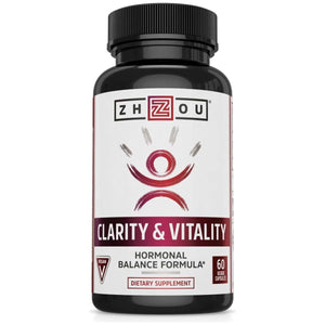 Zhou Clarity and Vitality (Formerly DHEA) 50 Mg, Hormonal Balance Formula 60 Capsules - Suppviv